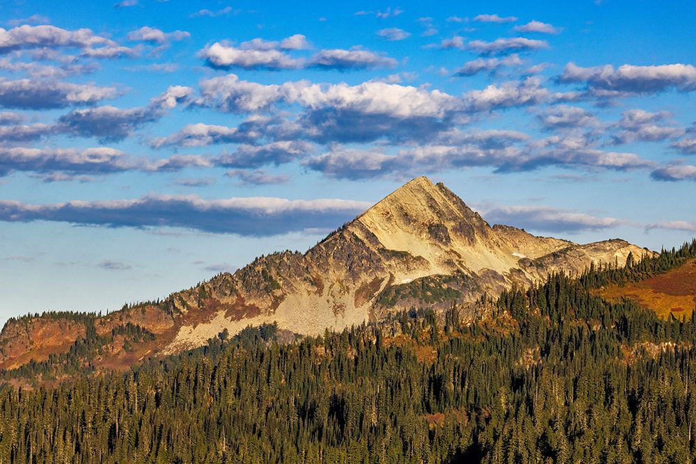 Pyramid Peak in Mount Rainier National Park-Washington State-USA